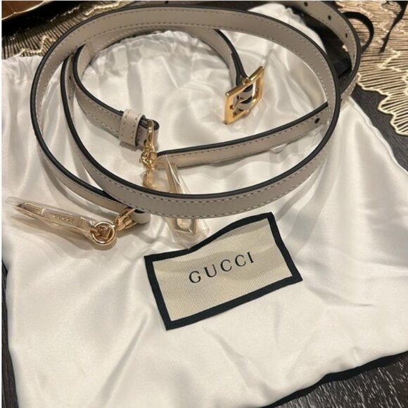 Gucci Sylvie Leather Shoulder Strap - Picture 1 of 2